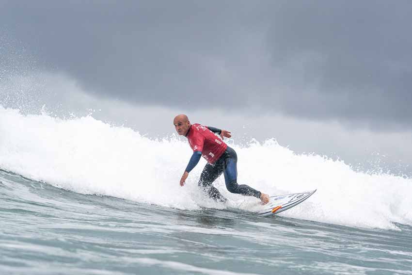 Aitor Francesena, on the Basque Team, World Champion of Adapted Surf after competing in La Jolla