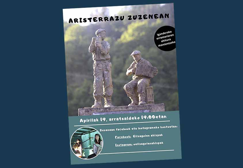 Gaurko erromeria birtualera deitu duen Elizagoien Ahizpak bikote etxalartarrak Mallorcako Artea Euskal Etxean jo zuen iaz