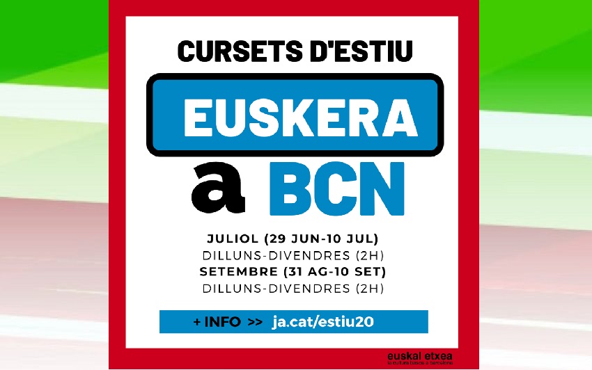 Los cursos de la euskal etxea, una excelente opción para aprovechar el verano estudiando euskera
