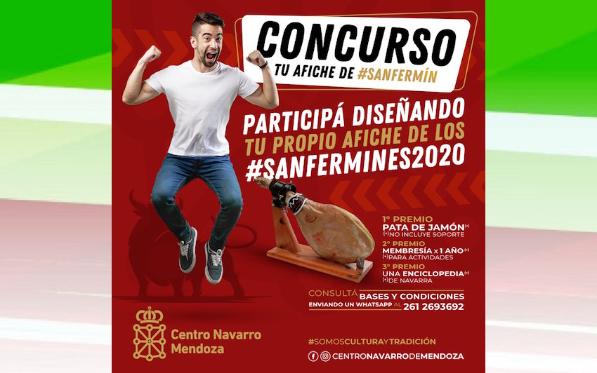 Ya se encuentra abierta la convocatoria para participar en el concurso de afiches San Fermin 2020