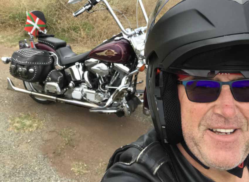 Basque-California biker John Ochandorena