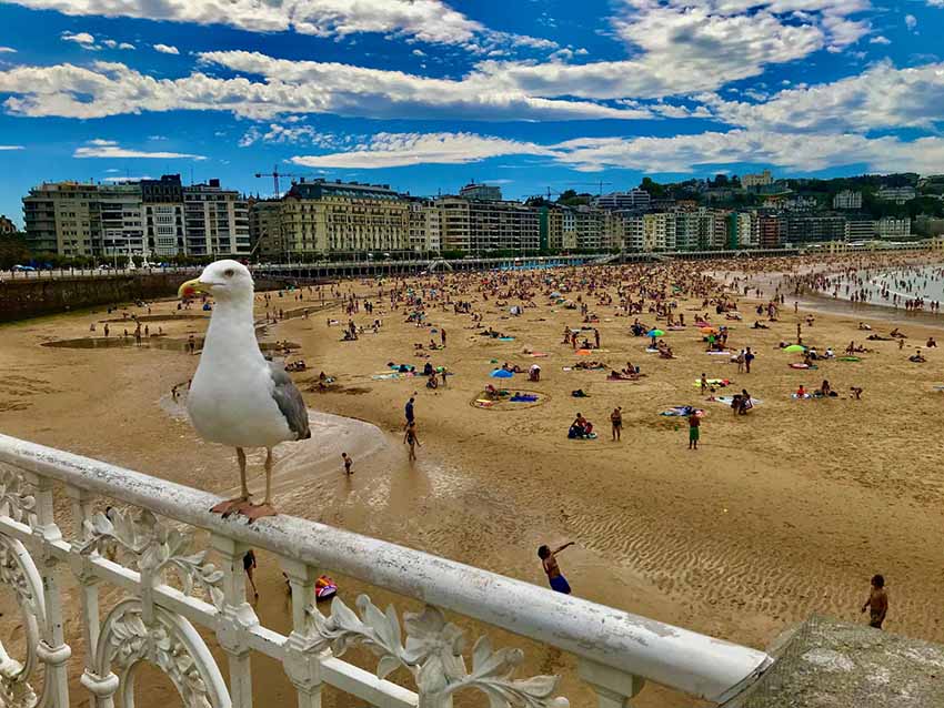 Madrilgo Euskal Etxearen 2020ko Argazki Lehiaketako lehenengo saria, "Donostia", Manuel Hidalgo Mayor egile