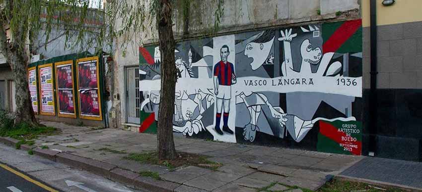 Mural en Boedo. Vermouth Deportivo Foto: @RevistaLíbero