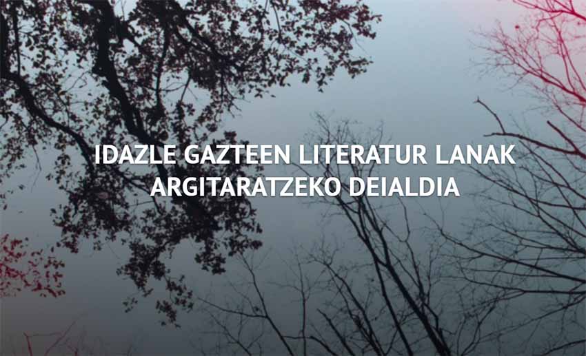 La convocatoria de Liberoamerika es para escritores/as jóvenes de Euskal Herria, la Diáspora o de cualquier parte del mundo