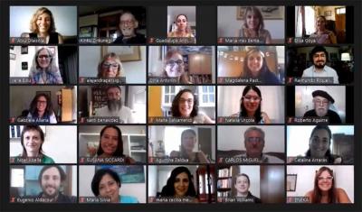 Some of the students that participated in this their third Barnetegi (second online) as part of the “Euskara Munduan Program”