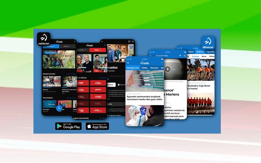 Estés donde estés, permanecer al día y perfectamente informado/a es cosa facil con las nuevas apps de EITB