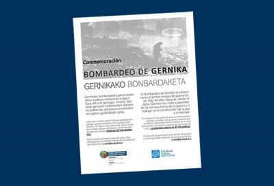 Deadline to submit texts to commemorate the 84th anniversary of the Bombing of Gernika is Friday, April 16th