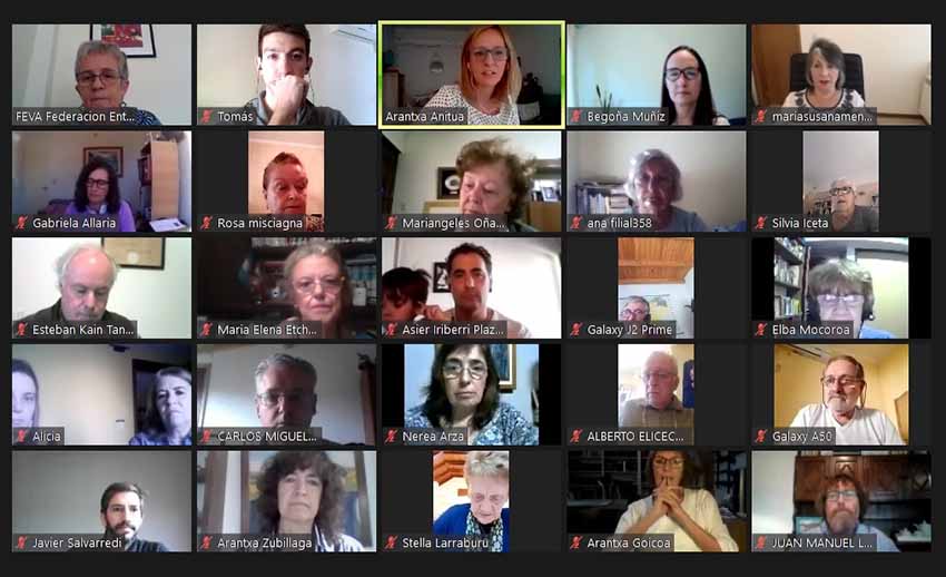 FEVA's General Assembly held on line last Saturday, April 24th