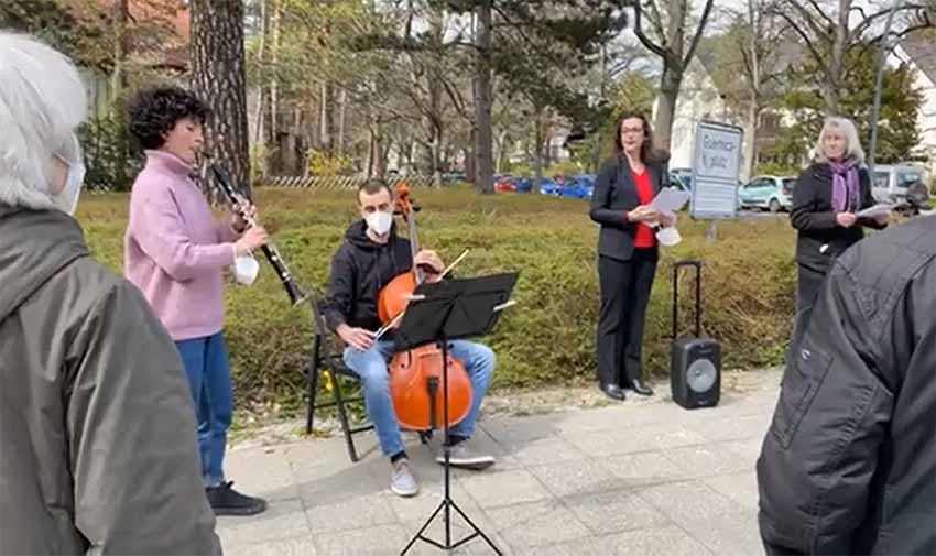 Event to remember Gernika yesterday at the Guernica Platz in Berlin.  Today and all week long, there will be many others around the world