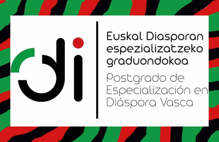 Logo del Postgrado de Especialización en Diáspora Vasca de la UPV-EHU