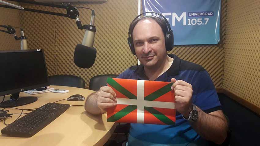 The radio program “Presencia Vasca” led in Parana by Federico Borras dedicated last Sunday’s program to Aberri Eguna