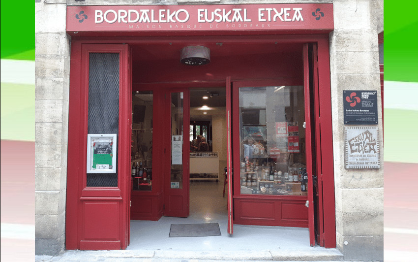 La sede la euskal etxea de Bordeaux, situada en el centro mismo de la ciudad