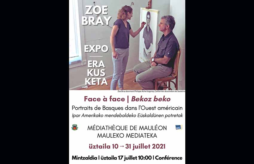 As part of the exhibit at the Mediateka in Maule, Zoe Bray will give a talk this Saturday
