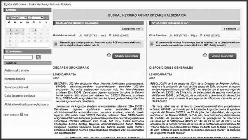 El Gobierno Vasco publicó en su Boletín Oficial de ayer la Convocatoria 2021 para Euskal Etxeak y Federaciones