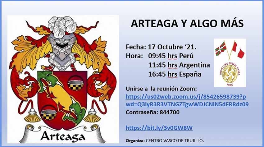 Si llevas el apellido Arteaga, estás expresamente invitado/a a este encuentro por el CV de Trujillo. "Aprenderás sobre ti mismo/a", avisan.