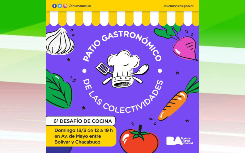La cocina vasca estará presente este domingo en la fiesta gastronómica de colectividades en Avenida de Mayo