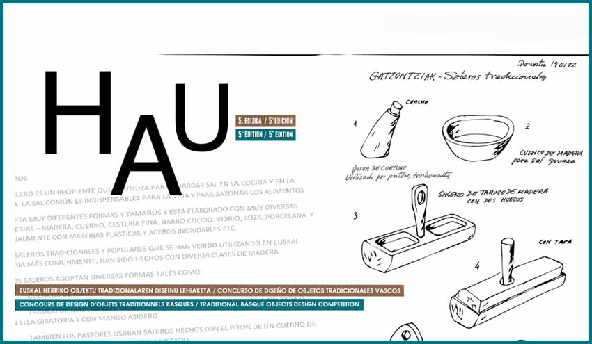 El concurso se organiza para repensar cada año un objeto tradicional vasco desde la perspectiva del diseño contemporáneo