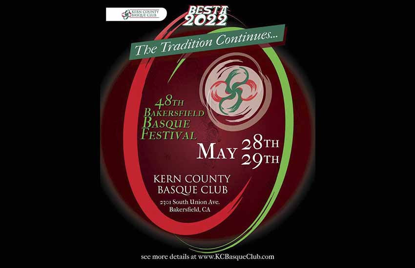 Fiesta Vasca a partir de hoy en Bakersfield, organizada por la euskal etxea Kern County Basque Club