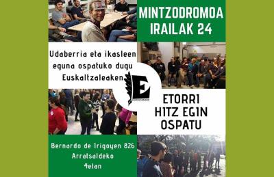 Euskaltzaleak te invita este sábado a compartir entre amigos una tarde en euskera, con merienda y juegos