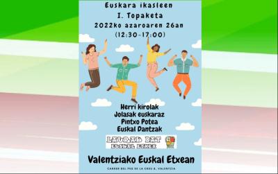 La invitación para este sábado dirigida a estudiantes de euskera de la Comunidad Valenciana