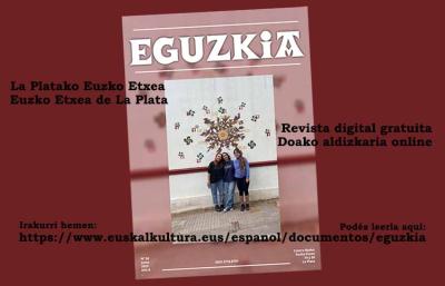 Eguzkia, revista trimestral de Euzko Etxea de La Plata llega este junio de 2025 a su número 30