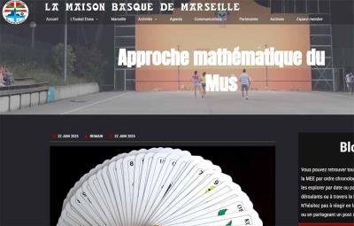 Marseillako Euskal Etxeak astelehen honetan, ekainaren 22an plazaratu du musa eta matematikari buruzko lehen artikulua