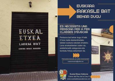 Valentziako Euskal Etxea konpromiso euskaltzalea duen elkartea da. Bat egin nahi euren ahaleginarekin?