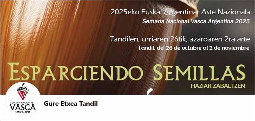 Gainean da 2025eko Euskal Argentinar Aste Nazionala. Ahalegin handia egin dute ekarpentsu eta berritzailea izan dadin
