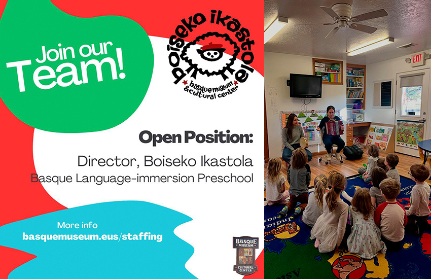 Andereño eta irakasle euskaldunekin harremanetan eta guraso eta hezkuntza komunitatearen bihotzean dago Ikastolako zuzendaria