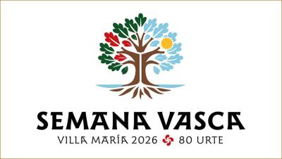 Argentinako 2026ko Euskal Aste Nazionalaren logoa. Urriaren 5etik 11ra Cordoba probintziako Villa Marian