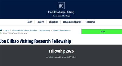 Deitzen dute Jon Bilbao Katedra "Nevada System of Higher Education" delakoak (UNR ordezkatuz) eta Etxepare Euskal Institutuak