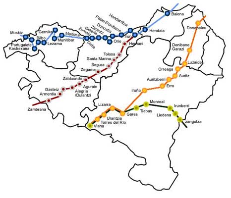 Camino de Santiago mapa 2013 01