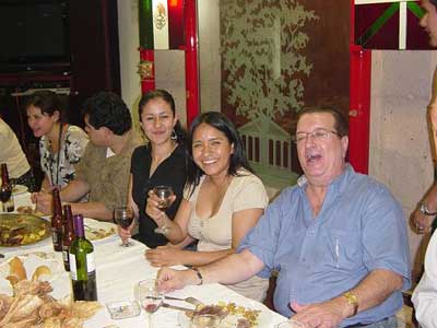 Cena de los alumnos de euskera de México1