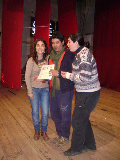 Organizadores del taller